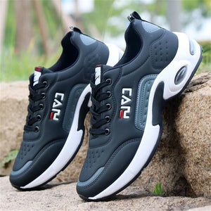 Spring and autumn new wild breathable tide casual fashion men's shoes movement men's shoes fly woven Sneakers air cushion shoes