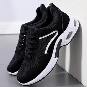 Spring and autumn new wild breathable tide casual fashion men's shoes movement men's shoes fly woven Sneakers air cushion shoes