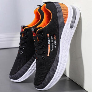 Spring and autumn new wild breathable tide casual fashion men's shoes movement men's shoes fly woven Sneakers air cushion shoes